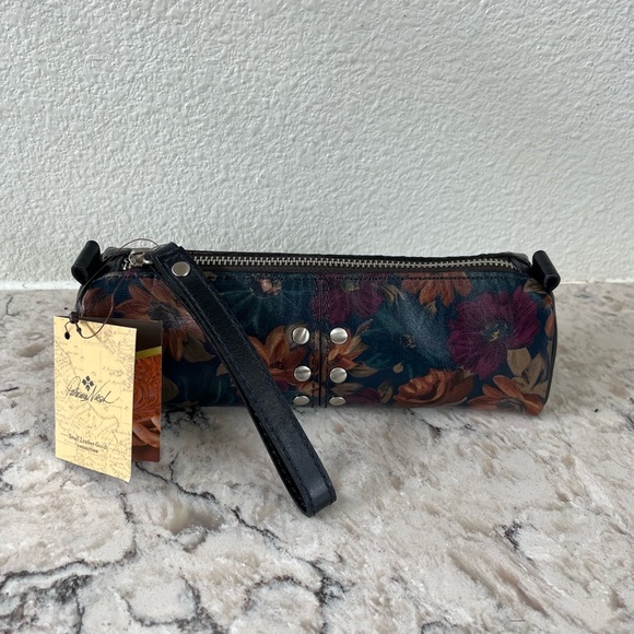 Patricia Nash Black Cosmetic Bag with Floral Design - Picture 3 of 8